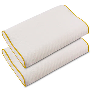 Coppia cuscini cervicale in lattice Natura