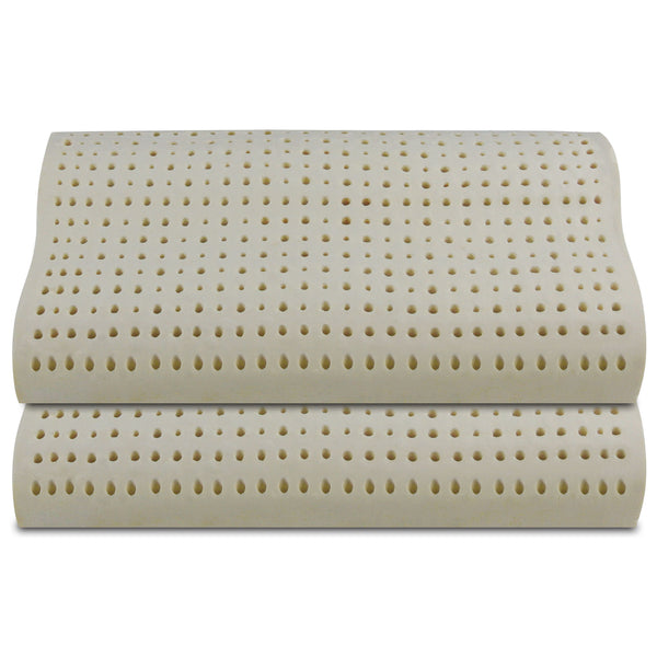 Coppia cuscini cervicale in lattice Natura