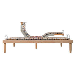 Réseau de lit moteur escamotable à radiofréquence avec cadre en bois Bionica Plus