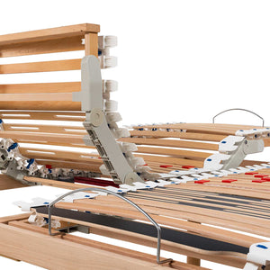 Réseau de lit moteur escamotable à radiofréquence avec cadre en bois Bionica Plus