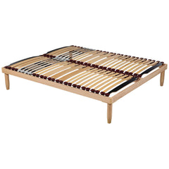 Bed network with wooden frame Hello