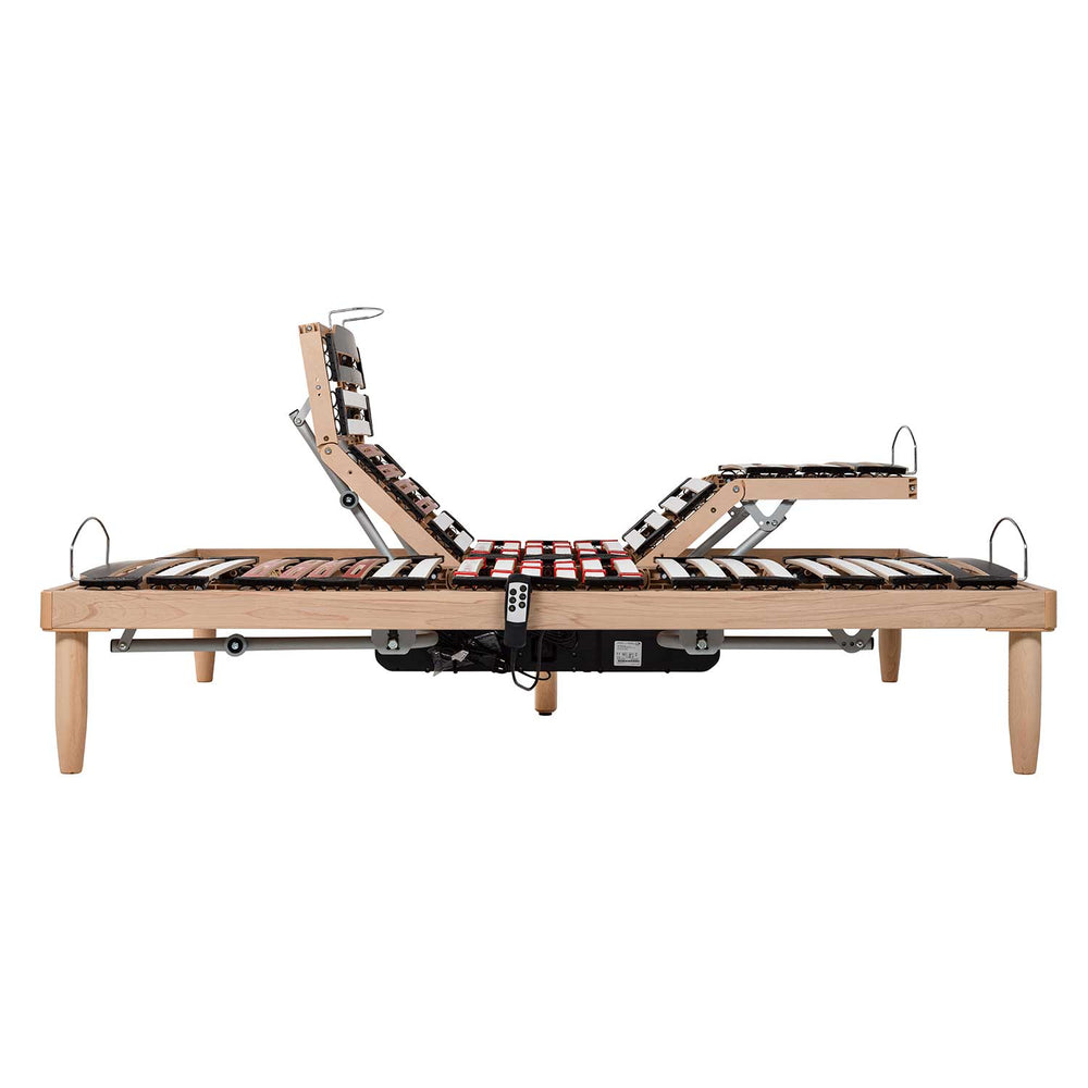 Cable motor bed net with wooden frame Dinamic