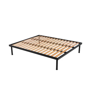 Rete letto con regolatori con telaio in ferro Galaxy