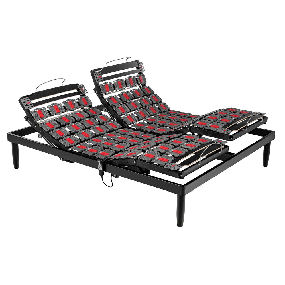 Réseau de lit moteur à câble avec cadre en bois Infinity