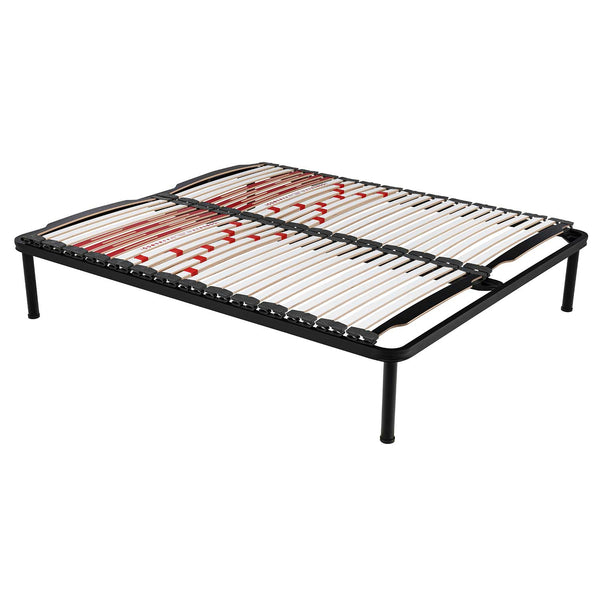 Réseau de lit avec régulateurs avec cadre en fer Multicomfort