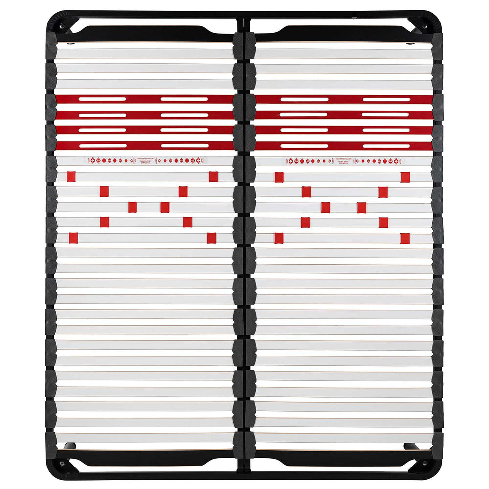 Bed network with regulators with Multicomfort iron frame