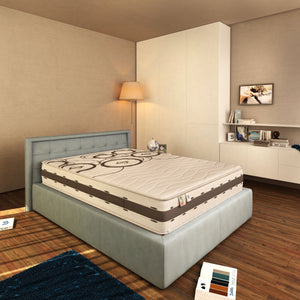 Materasso memory e poliuretano in tessuto Sanitized Capri 90x190 cm - Outlet