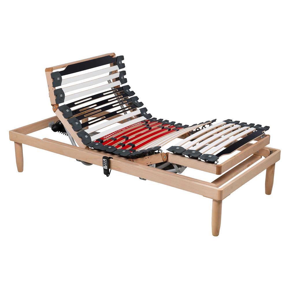 Réseau lit moteur mur zéro avec câble avec cadre en bois Royal