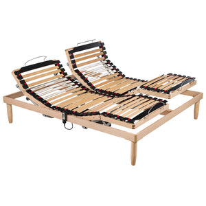 Réseau de lit moteur à câble avec cadre en bois Sicura