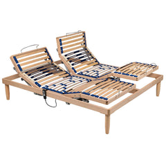Réseau de lit moteur à câble avec cadre en bois Star