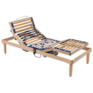 Réseau de lit moteur à câble avec cadre en bois Star