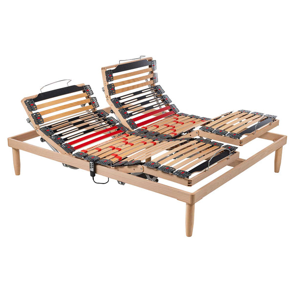 Réseau de lit moteur à câble avec cadre en bois Synergic