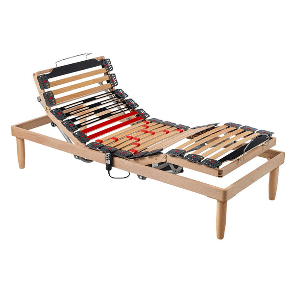 Réseau de lit moteur à câble avec cadre en bois Synergic