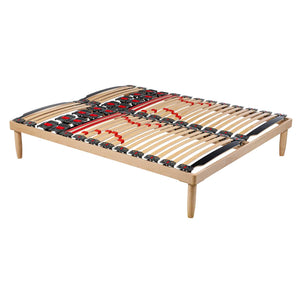 Rete letto con regolatori con telaio in legno Synergic Plus