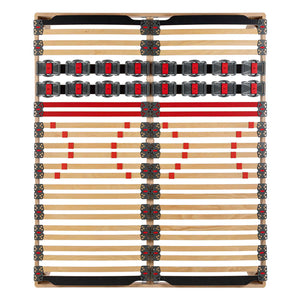 Rete letto con regolatori con telaio in legno Synergic Plus