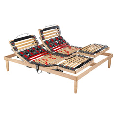 Cable motor bed net with wooden frame Synergic Plus
