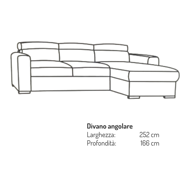 Corner sofa bed with Rachel chaise lounge