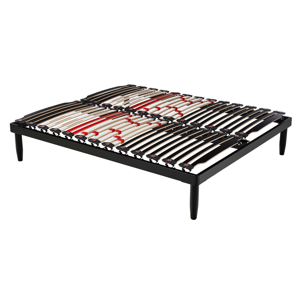 Réseau de lit avec régulateurs avec cadre en bois Top