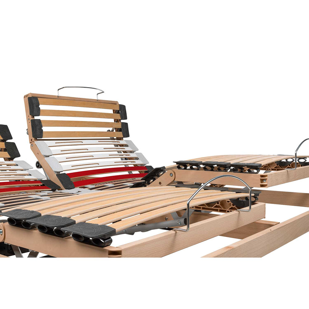 Cable motor bed network with Trendy wooden frame
