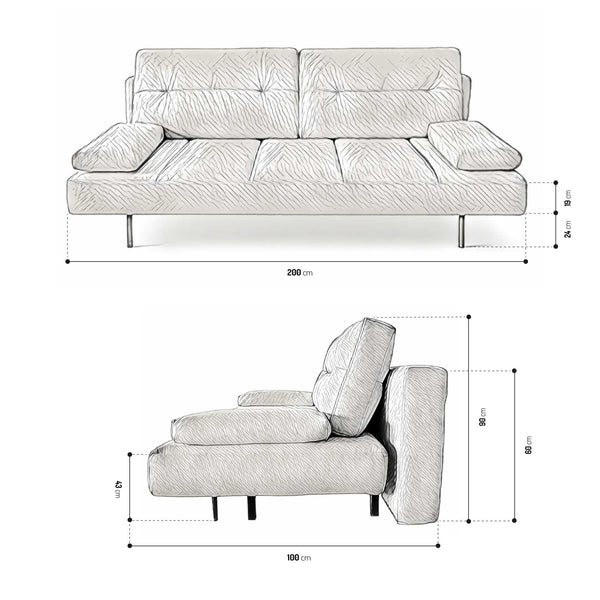 Divano letto Aladino