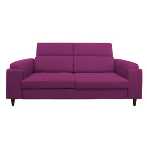 Divano allungabile frontale tessuto fucsia Derry Baldiflex