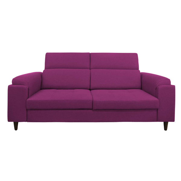 Divano allungabile frontale tessuto fucsia Derry Baldiflex