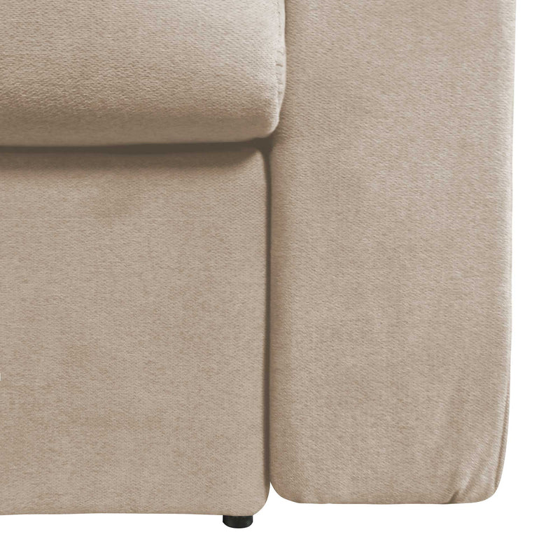 baldiflex divano letto tony in tessuto beige particolare