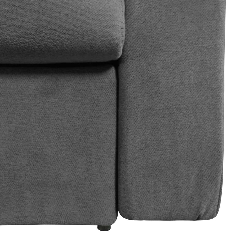 baldiflex divano letto tony in tessuto grigio antracite particolare