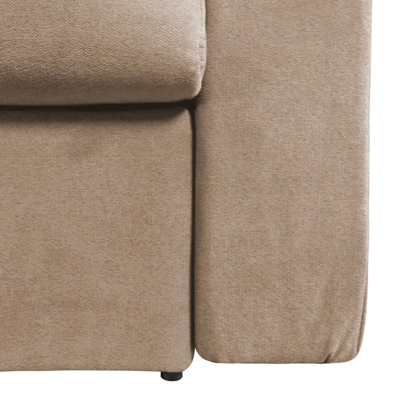 baldiflex divano letto tony in tessuto grigio talpa particolare