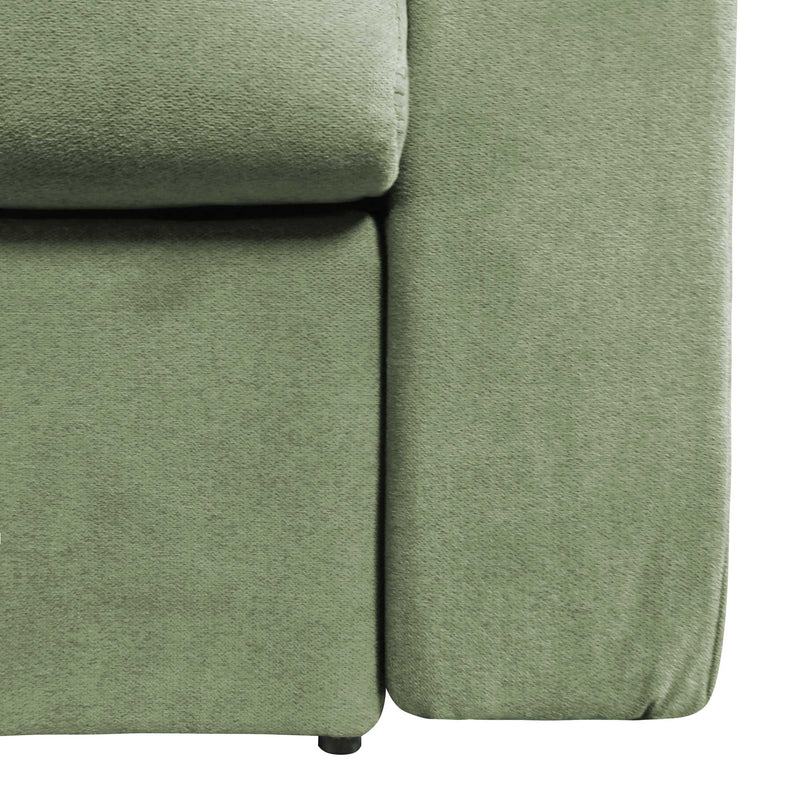 baldiflex divano letto tony in tessuto verde menta particolare