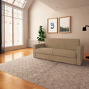 baldiflex divano letto willy tessuto beige da destra