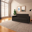 baldiflex divano letto willy tessuto caffè da destra