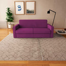 baldiflex divano letto willy tessuto fucsia frontale