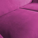 baldiflex divano letto willy tessuto fucsia seduta