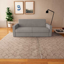 baldiflex divano letto willy tessuto grigio frontale