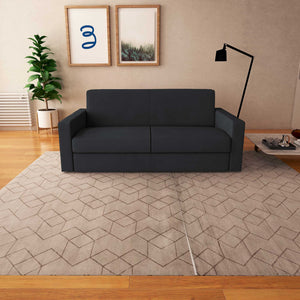 baldiflex divano letto willy tessuto grigio grafite