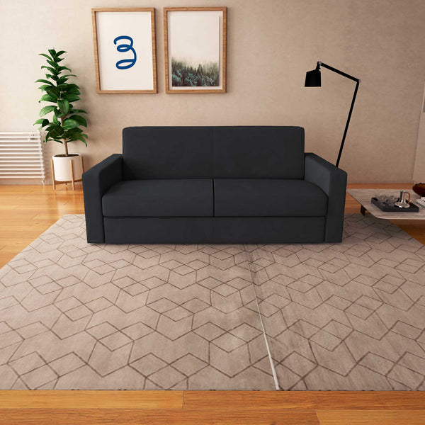 baldiflex divano letto willy tessuto grigio grafite