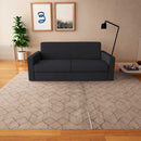 baldiflex divano letto willy tessuto grigio grafite