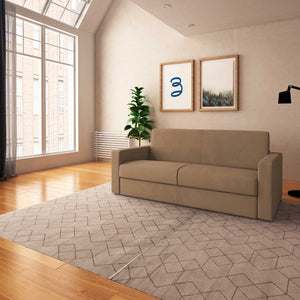 baldiflex divano letto willy tessuto grigio talpa da destra