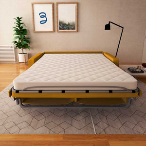 baldiflex divano letto willy tessuto mango frontale aperto