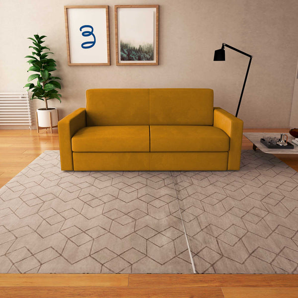 baldiflex divano letto willy tessuto mango frontale