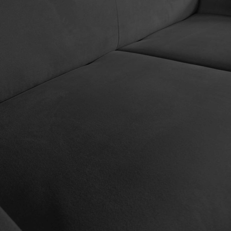 baldiflex divano letto willy tessuto nero seduta
