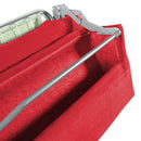 baldiflex divano letto willy tessuto rosso apertura