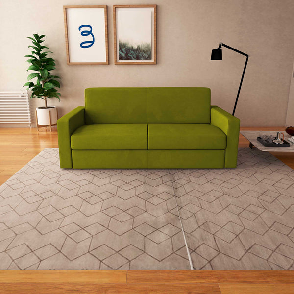 baldiflex divano letto willy tessuto verde