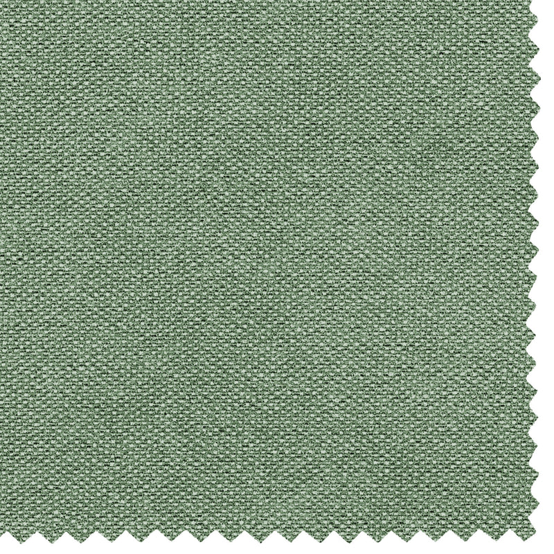 Baldiflex letto contenitore king size queen size senza testata in tessuto Cloe verde menta close-up