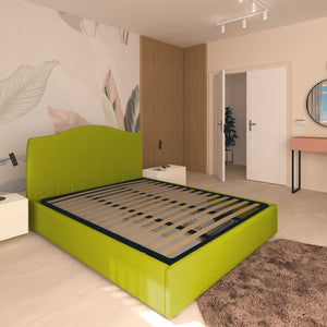 Lit coffre une place et demie en tissu Vittoria