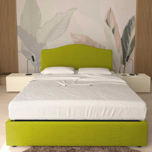 Lit coffre une place et demie en tissu Vittoria