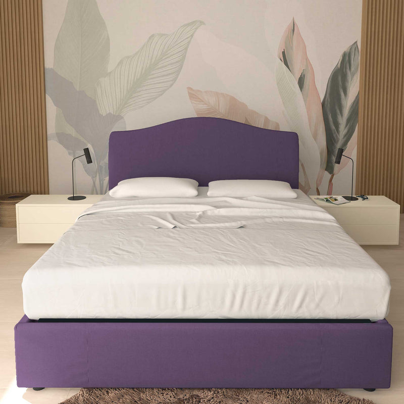 Letto contenitore  king size / queen size in tessuto Vittoria