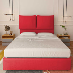 Lit sans cadre king size / queen size en tissu Diana XL