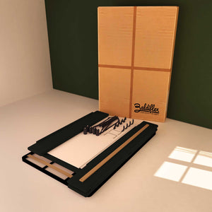 Baldiflex letto contenitore piazza e mezza in ecopelle sfoderabile Rossano nero scatola